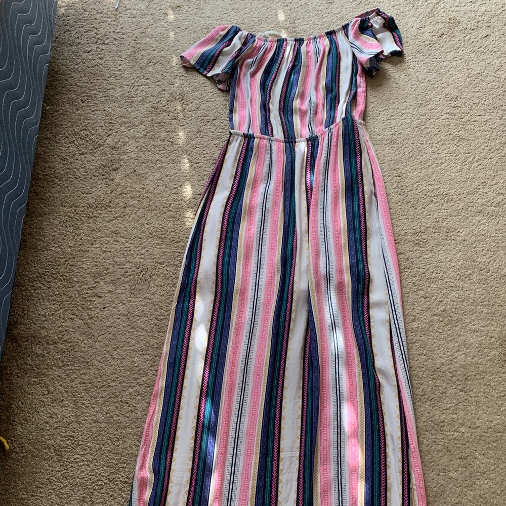 Striped maxi dress